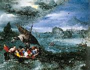Pieter Brueghel the Younger Christ in the Storm on the Sea of Galilee oil